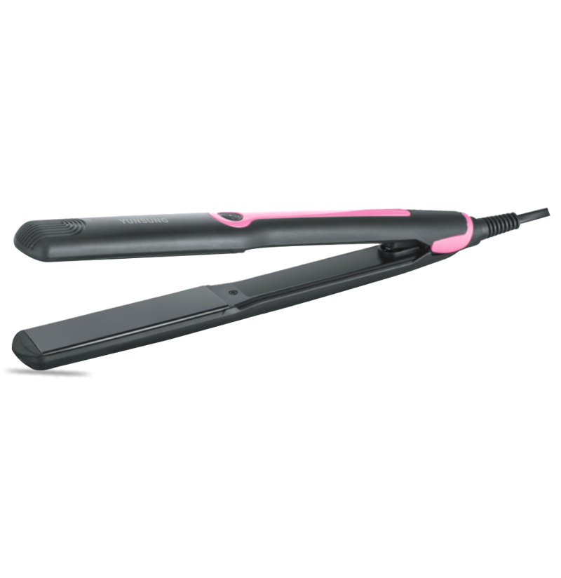 Aluminum flat iron hair straightener