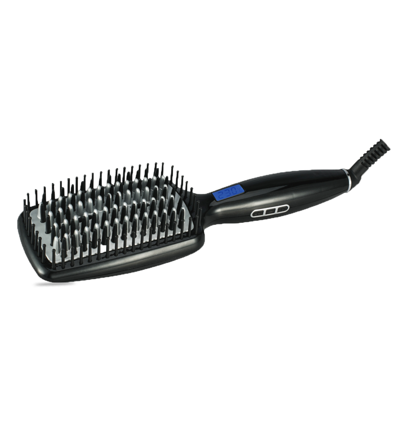 LED display Magic brush for hair straightener