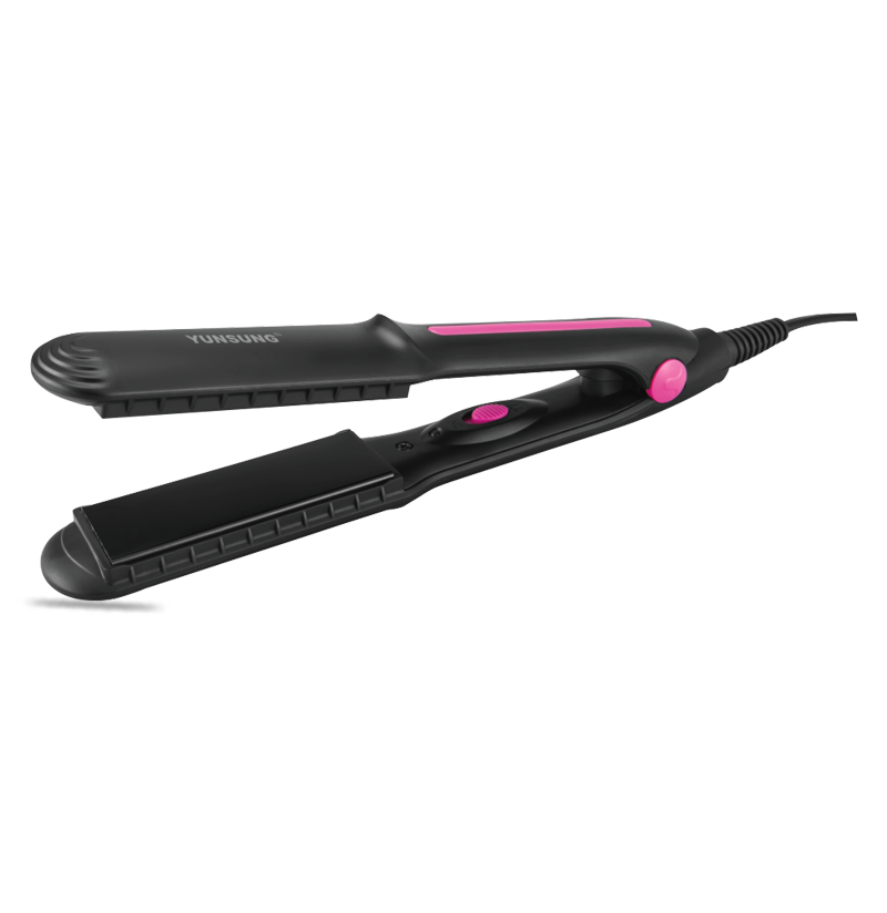 Aluminum flat iron hair straightener