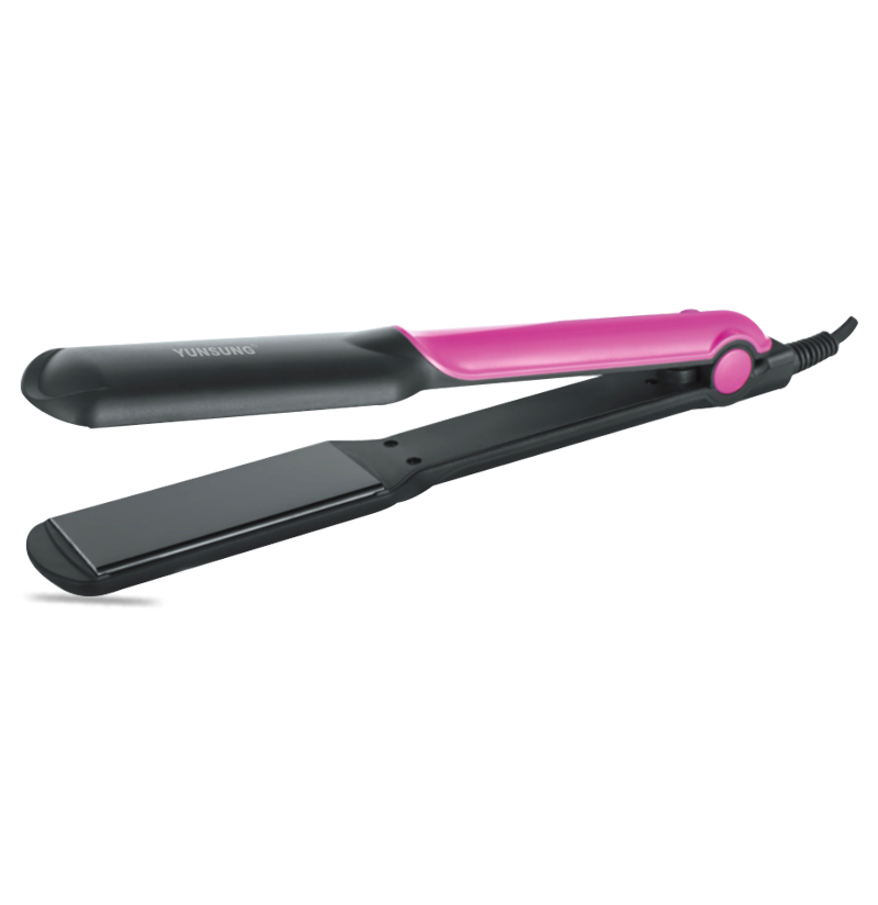 Aluminum flat iron hair straightener